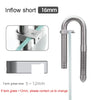 AQUAPRO Mini Skimmer Stainless Steel Inlet Outlet Pipes Inflow Outflow Shrimp Water Filter Aquarium Fish Tanks Accessories