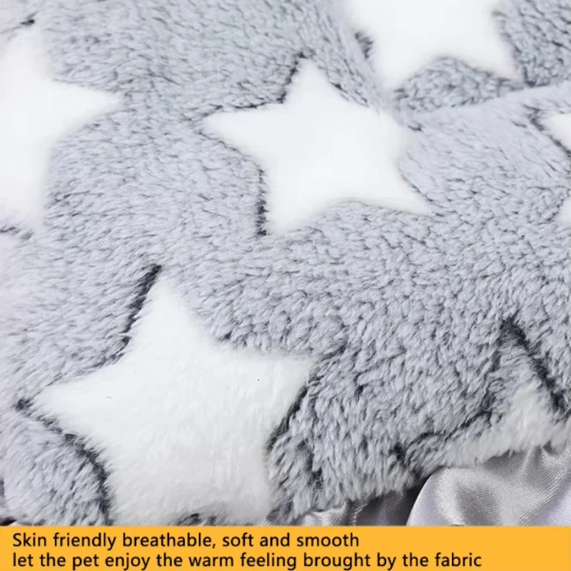 Thickened Comfortable Warm Small Cat Sleeping Cushion Skin-friendly Cute Winter Medium Dog Sofa Mat for Puppy Bed Accessories - Play Paws Toys