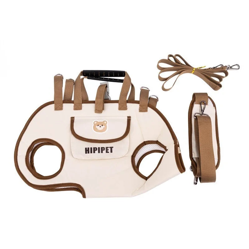 Portable and breathable pet backpacks for cats and dogs, suitable for outdoor use, with leash, can be carried by hand or slung - Play Paws Toys