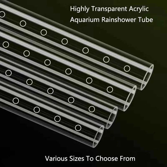 1Pcs High Transparent Aquarium Filter Rain Spray Bar Outflow Pipe Acrylic Rain Shower Outlet Tube  Fish Tank Filter Accessries