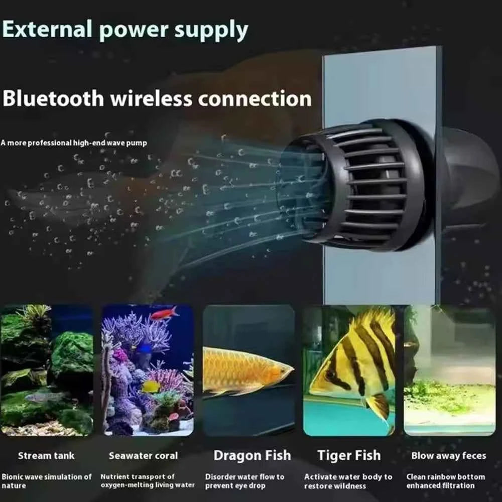 Jebao Jecod D series DMP 5M/10M/20M Pump Wireless Bluetooth WiFi APP Control Freshwater Saltwater Fish Aquarium Smart Wave Maker