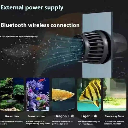 Jebao Jecod D series DMP 5M/10M/20M Pump Wireless Bluetooth WiFi APP Control Freshwater Saltwater Fish Aquarium Smart Wave Maker