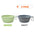2pcs Collapsible Pet Silicone Dog Food Water Bowl Outdoor Camping Travel Portable Folding Supplies Dishes with Carabiner