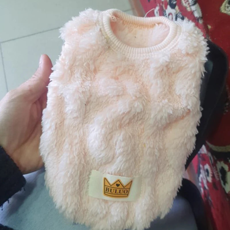 Sweater for Cat Warm Puppy Hoodie Cute Dog Sweaters for Small Dogs Chihuahua Knit Sleeves Puppy Winter Fleece Harness Clothes - Play Paws Toys