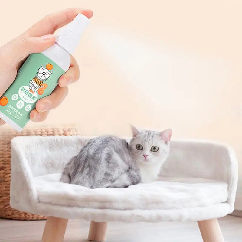 Stop Cat Spraying 100ml Citrus Cat Spray For Scratching Protect Plants Floors Carpets Establish Boundaries Furniture Sofas Rugs