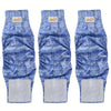 3pcs Male Dog Diaper, Reusable Dog Pee Pants, Washable Cloth Pet Belly Wrap, Puppy Dog Underwear,Pet Care Cloth Diapers(Jeans）)