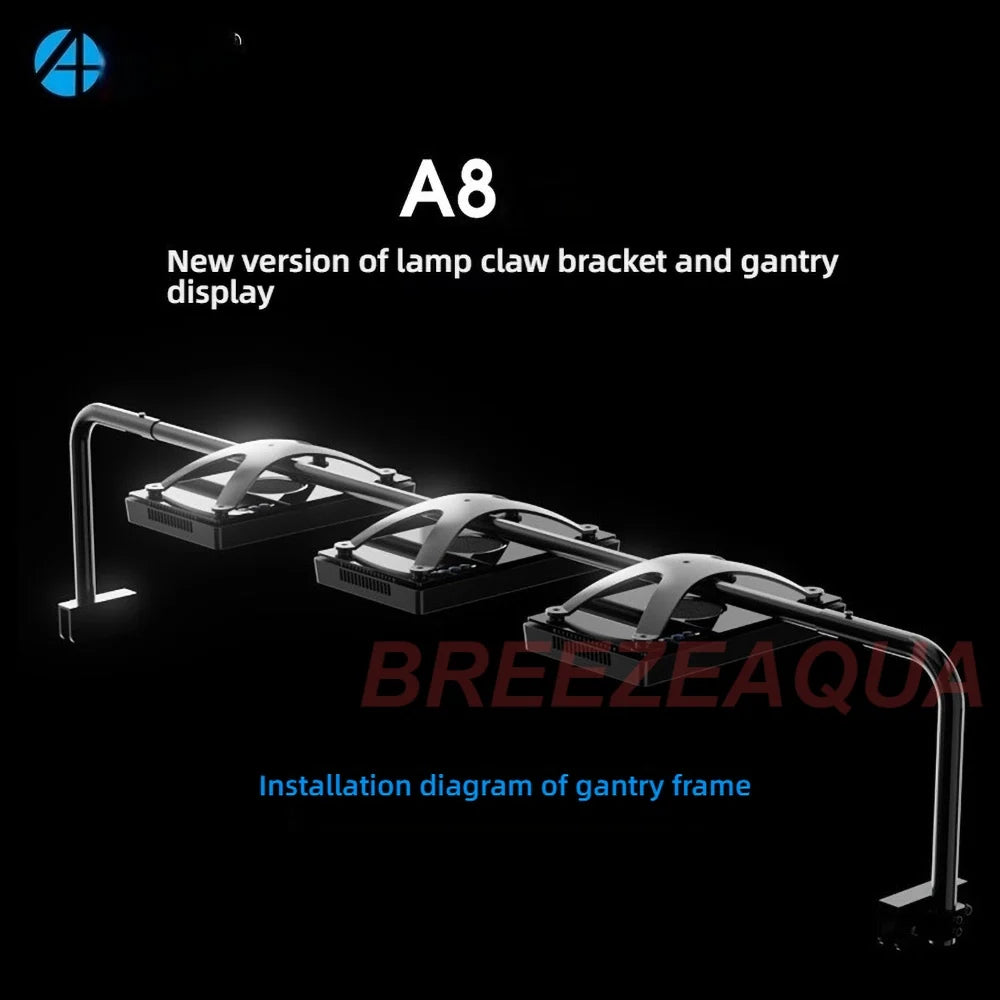 A8pro Blue II Max  240W Full Spectrum WiFi APP Controlled Coral LED Light Reef Marine Aquarium Light with CREE LED Beads