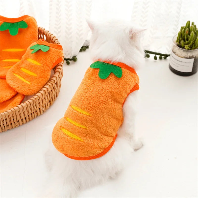 Pet Clothes Winter Warm Coats Vest Soft Fleece For Small Dogs Cats Girl Boys Chihuahua Yorkies Cute Transformation Outfit Xxs-XL - Play Paws Toys