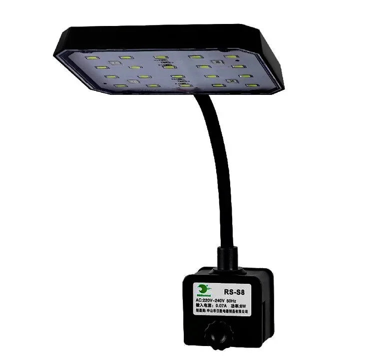 220V Aquarium LED Light Full Spectrum Water Grass High Brightness Fish Tank Aquatic Plant Clip-on Lamp Energy-saving Lighting