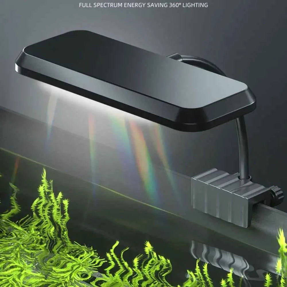 Super Slim LED Aquarium Lighting Waterproof Energy Saving Fish Tank Light RGB Adjustable Extensible Lamp Plant Growth