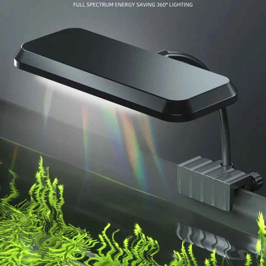Super Slim LED Aquarium Lighting Waterproof Energy Saving Fish Tank Light RGB Adjustable Extensible Lamp Plant Growth