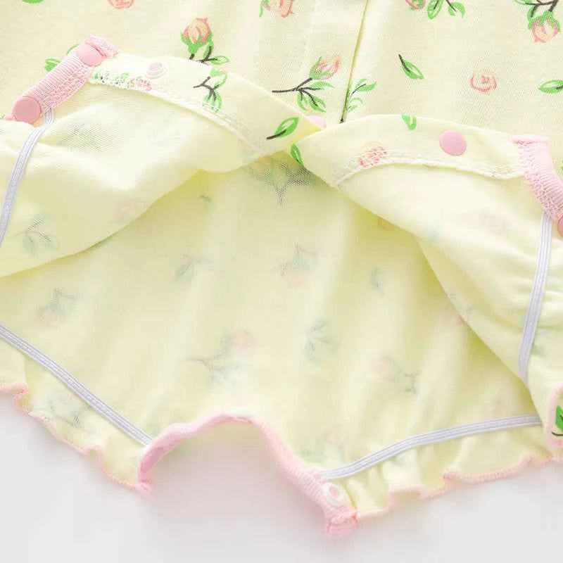 Baby summer clothes, thin newborn girl jumpsuit, full moon princess, hundred days, super cute and stylish summer clothes