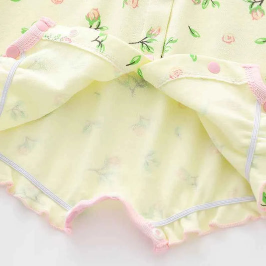 Baby summer clothes, thin newborn girl jumpsuit, full moon princess, hundred days, super cute and stylish summer clothes