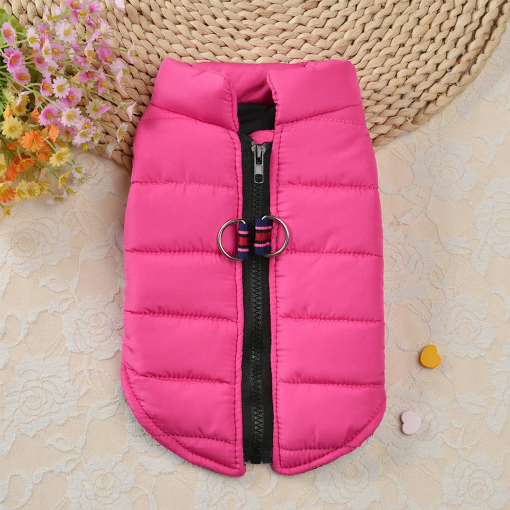 Winter Dog Jacket Vest Warm Pet Clothes Puppy Coat For Small Medium Dogs Cats Outfit Chihuahua French Bulldog Clothing Perro
