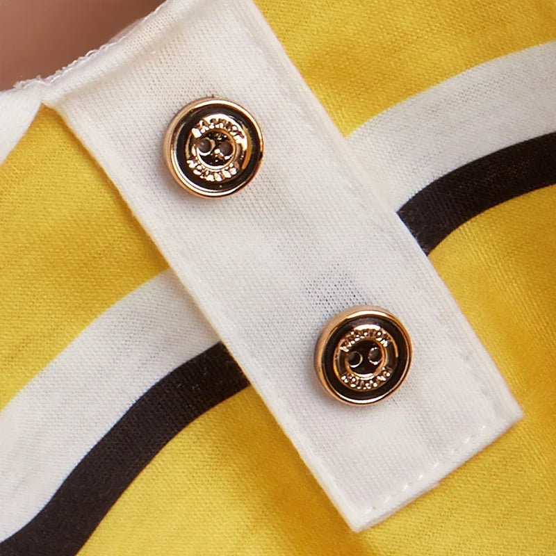 New summer puppy striped short sleeves Dog Vest Trendy POLO Shirt for Yorkshire Pomeranian Cat Pullovers mascotas ClothingTshirt