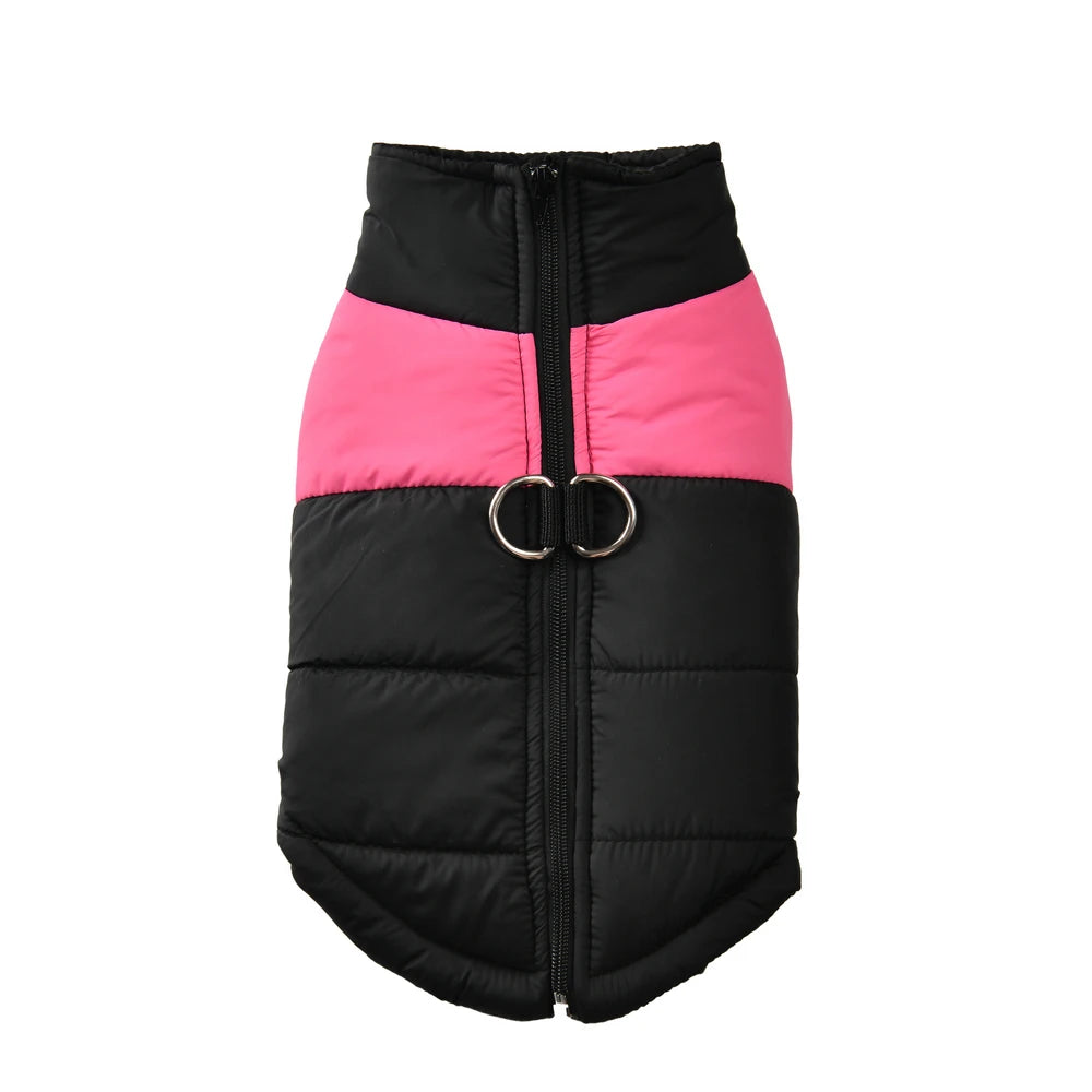 Warm Winter Dog Clothes Large Small Medium Dogs Outdoor Walking Windproof Pet Jacket Soft Pets Coat Lightweight Labrador Outfits