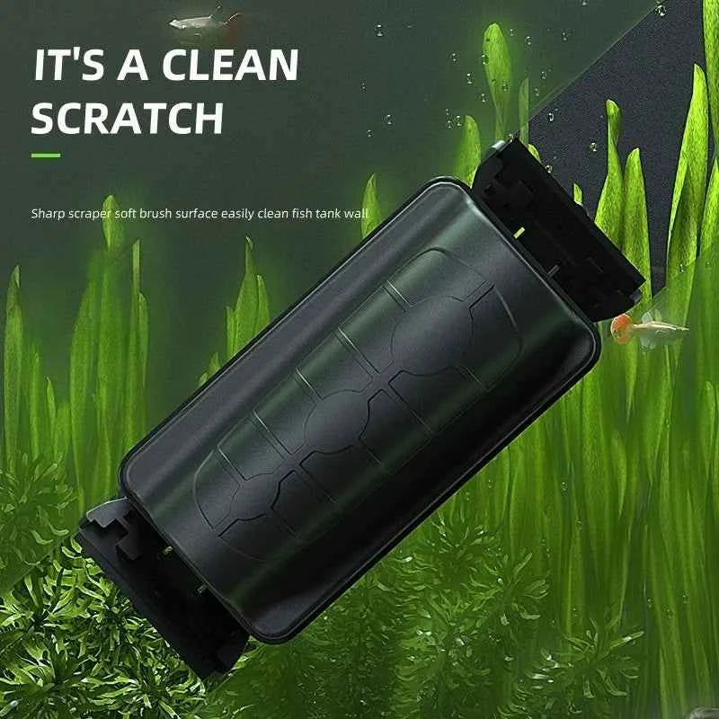 Magnetic Aquarium Fish Tank Brushes Glass Window Algae Scraper Cleaner Aquascaping Tools Cleaning Tool Acuarios Accesorios