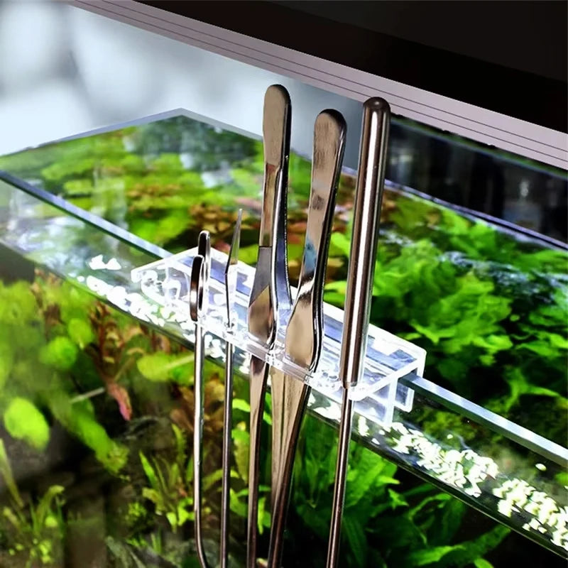 Aquarium Scissor Tools Set Wave Scissors Tweezers Plants Grass Stainless Cleaning Tools Fish Tank Shovels Aquarium Accessories