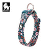 Truelove Pet Dog Collar with Three Adjustable Buckle Soft Comfortable Cotton Floral Pattern Resistant to Pull TLC5273