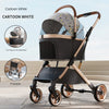 Detachable Pet Stroller Ultra-light Portable Outdoor Cat and Dog Stroller Aluminum Alloy Frame Four-wheel Shock Absorber - Play Paws Toys