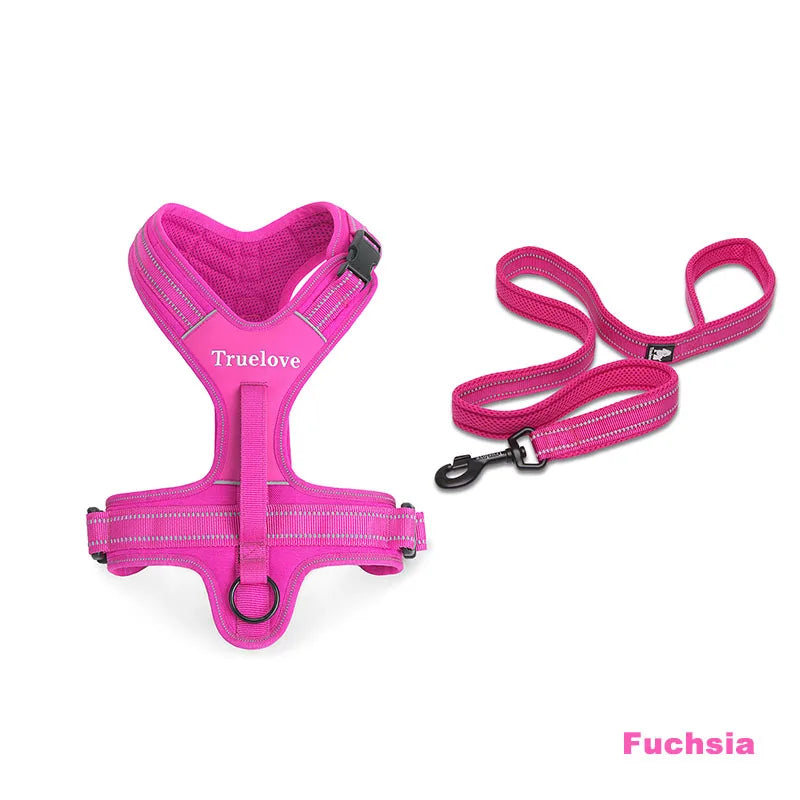 True Love Pet No Pull Adjustable Dog Harness and Leash Set for Medium & Large Dogs TLL5551 TLL2112