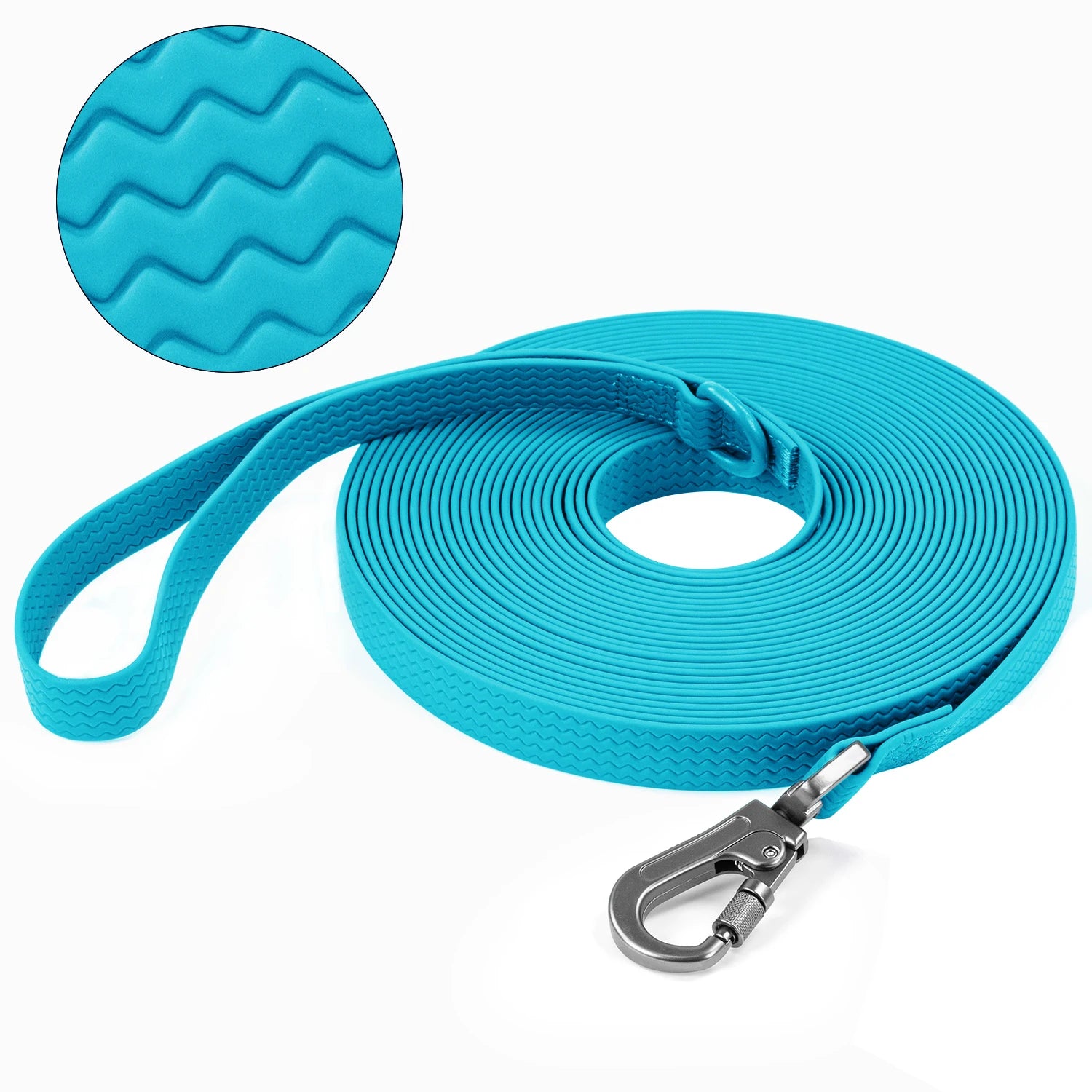 1.8M 3M 5M 10M  PVC Dog Leash large dog Medium non-slip Waterproof and easy to clean running dog training Leash long strong