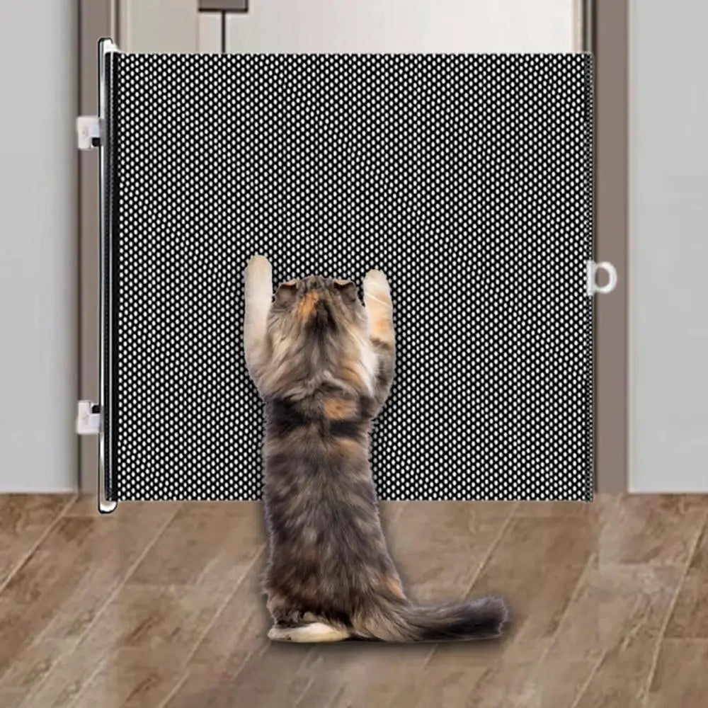 Puppy Safety Fence Retractable Pet Gate Cat and Dog Safety Isolation Nets Pet Supplies For Doorway Stairs Balcony