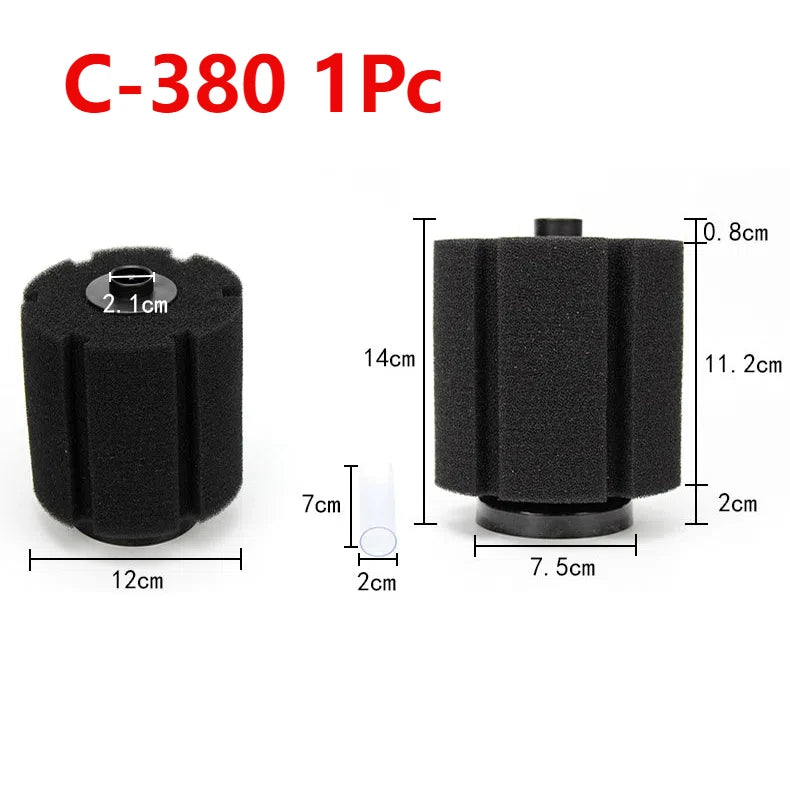 Aquarium Filter Sponge For Fish Tank Air Pump Skimmer Biochemical Sponge Filter Aquarium Bio Filter Filtro Aquario Acessorio