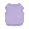 Soft Cotton Blank Dog Shirt, Breathable Spring Summer Pet Apparel, Lightweight Plain Dog T Shirt for Small to Large Dogs