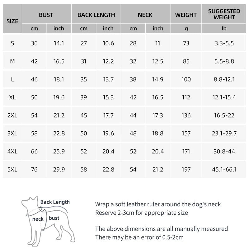 Winter Clothes for Dogs Warm Clothing Labrador Cotton Coat Harnesses Pet Products Clothes for Small Large Dog Reflective Stripe