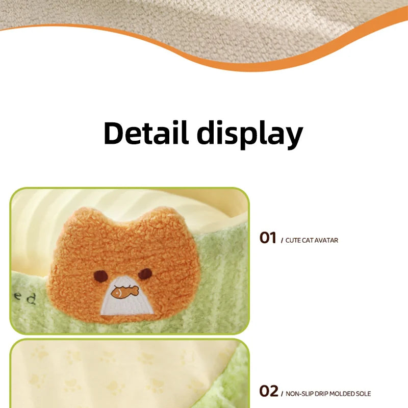 HOOPET Cats Bed Dogs Nest Pet Bed Kennel Non-Slip Winter Warm Small Dog Kennel Sleeping Soft Puppy Cushion Pet Supplies - Play Paws Toys