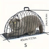 Iron Cat Bath Cage Anti-scratch Anti-bite Fixed Double-door Cat Cage Anti-escaping Bath Blow Dry Cat Beauty Accessories - Play Paws Toys