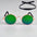 Puppy Dog Sunglasses Anti-skid Round Metal Cat Classic Retro Sunglasses Hippie Cute and Funny Pet Glasses Cosplay Party Costume