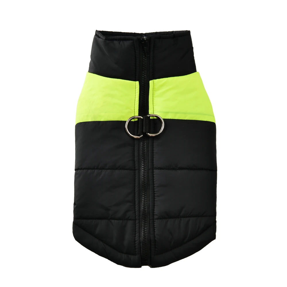 Warm Winter Dog Clothes Large Small Medium Dogs Outdoor Walking Windproof Pet Jacket Soft Pets Coat Lightweight Labrador Outfits