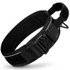 6.5cm Wide Tactical Dog Collar Adjustable, Military Nylon with Control Handle, Heavy Duty Reflective for Large Medium Dogs
