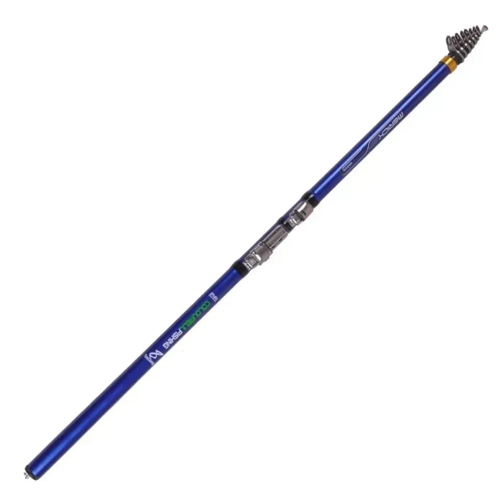 Carbon Fiber 3.6M 4.5M 5.4M 6.3M Spinning Fishing Rod M Power Telescopic Rock Fishing Rod Carp Feeder Rod Surf Spinning