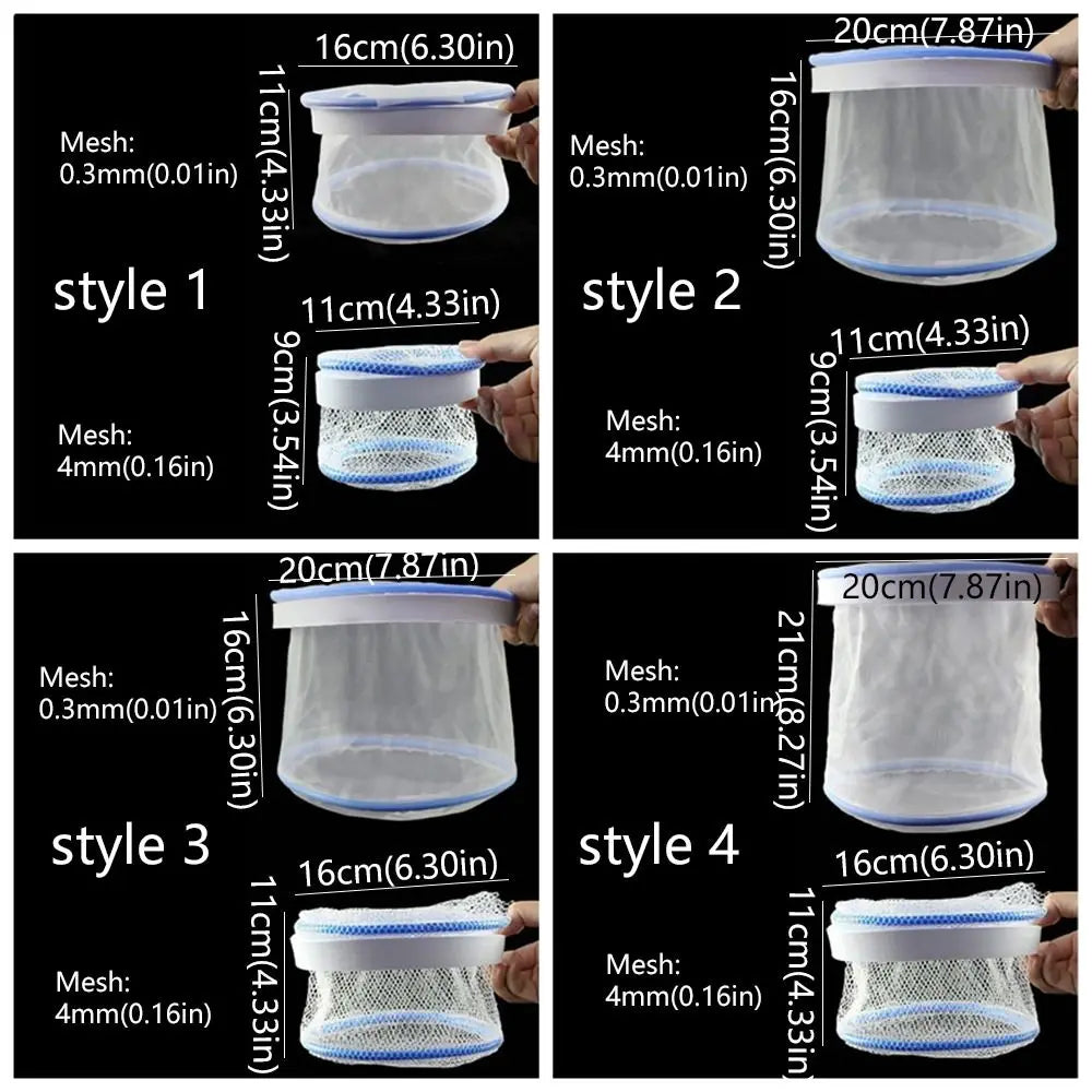 Ventilated Guppy Breeding Net Permeable Nylon Floating Fish Net Portable Fish Tank Isolation Box Home Aquarium