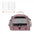 Bird Cage Parrot Carrier with Perch for Parakeet Lovebird African Gray Cockatiel Caique Conure Quaker Hiking Pet Travel Bag