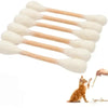 1-8Pcs Creative Large Cotton Swab Shaped Catnip Toy Giant Kitten Grinding Biting Stick Durable Teeth Cleaning And Grinding Rope