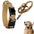 AirTag Tactical Dog Collar, with AirTag Holder and Handle Military Dog Metal Buckle Adjustable GPS Collar for Medium Large Dogs