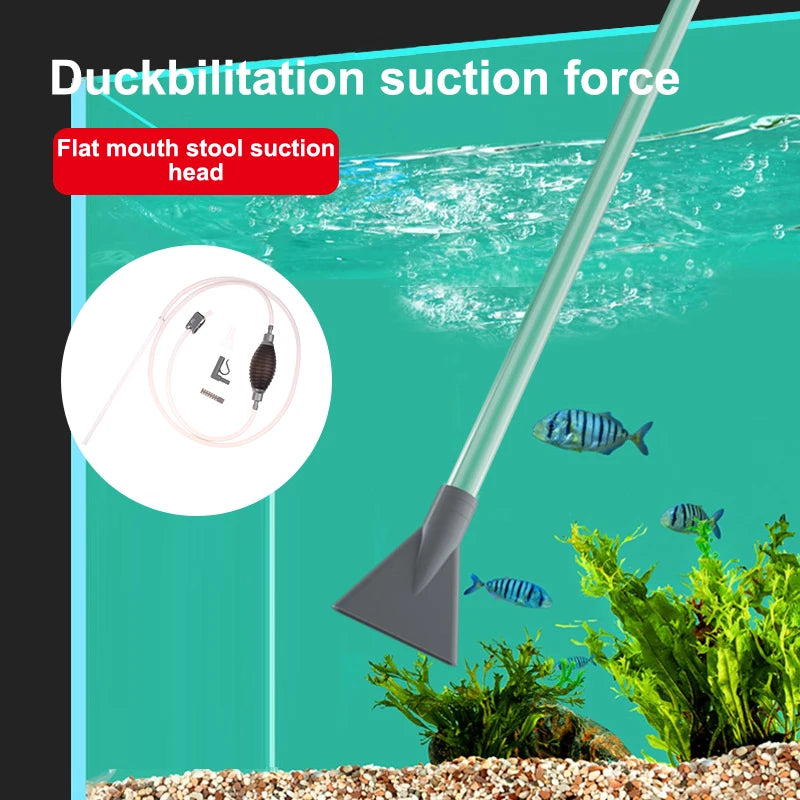 1Set Fish Tank Water Changer Aquarium Cleaner Manual Water Changer Handheld Vacuum Siphon Pump Cleaner Fish Tank Cleaning Tools