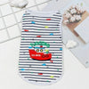 Cute Summer Pet Dog Cooling Vest Cartoon Soft Clothing Summer Casual Shirts Small Medium Large Dogs Puppy French Bulldog Clothes