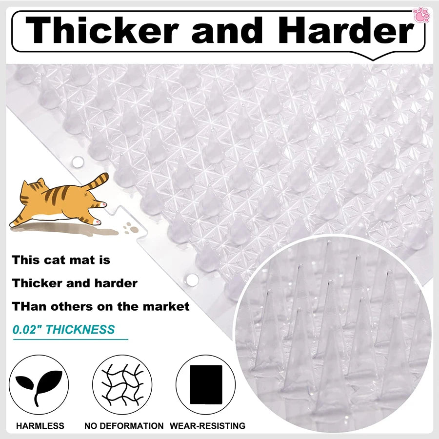 Cat Repeller Cats Repellent Plants Accessories Bird Kitchen Gadgets Exterior Scarecaper Supplies Spikes For Dog Scare Pigeons