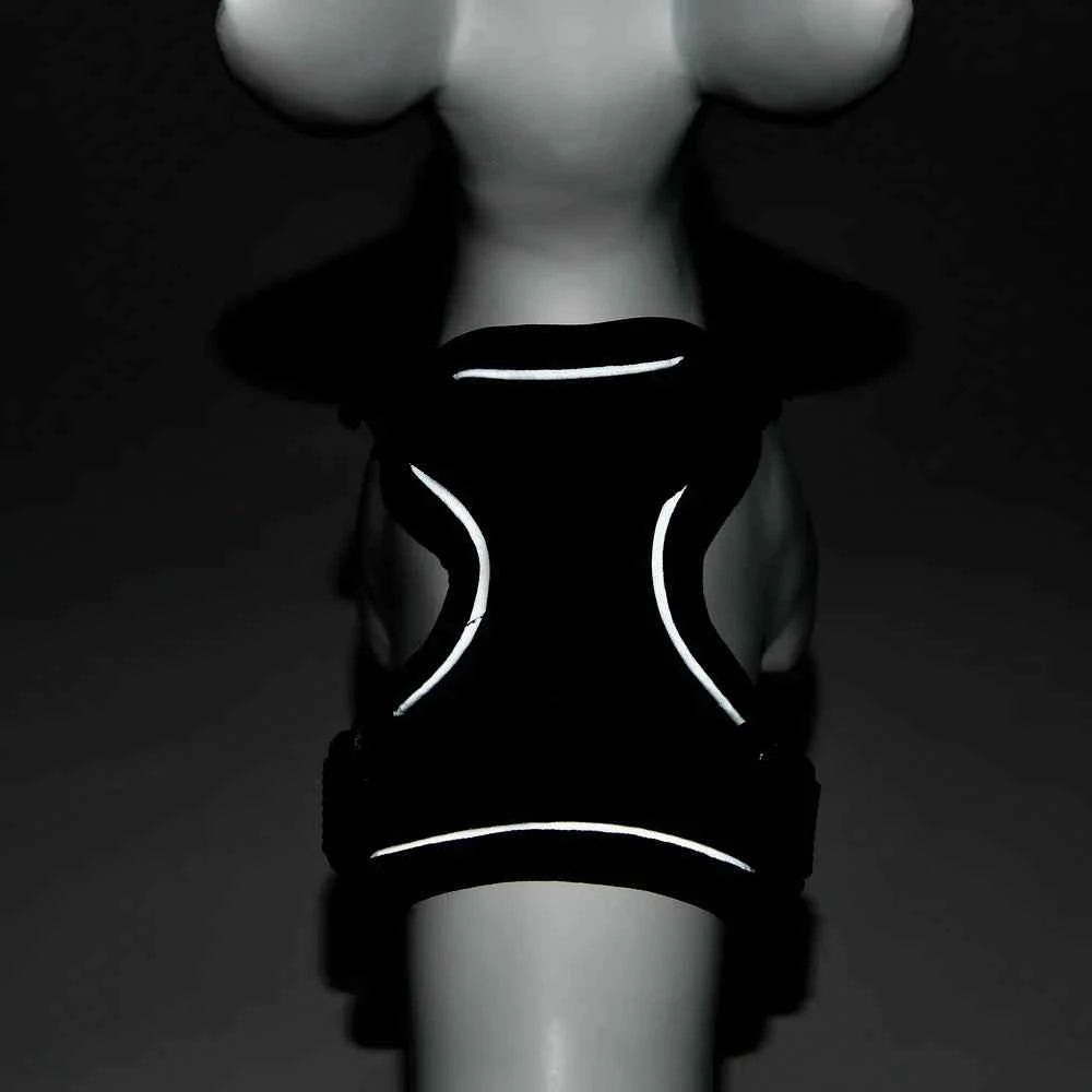 Cats Harness Leash For Small Dogs Cat Outdoor Reflective Adjustable Puppy Kitten Traction Device Tactical Training Pet Supplies