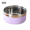 Custom Stainless Steel Dog Cat Bowl Double Vacuum Feeding Pet Bowl Large Capacity Dog Food Water Bowl Dog Accessories Puppy
