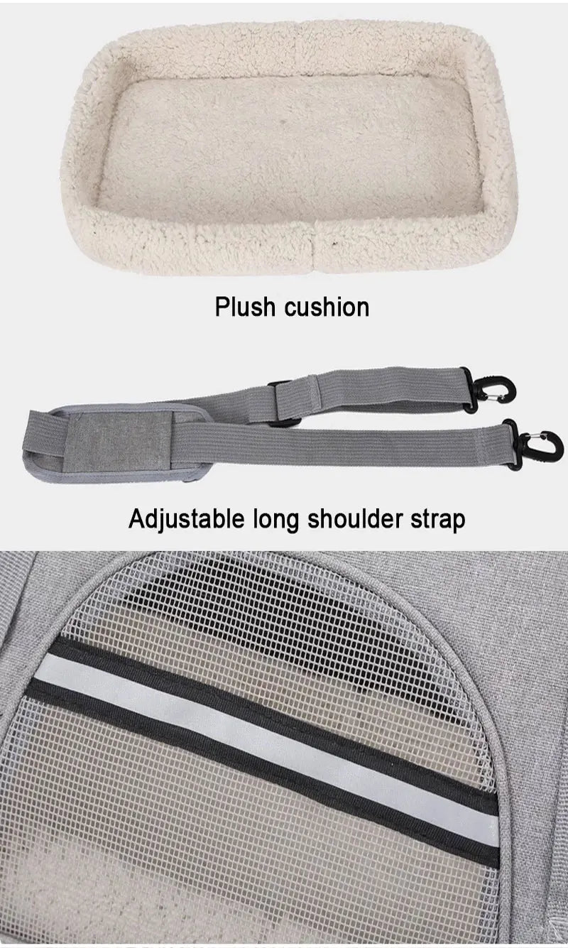 Cat Bags Portable Dog Carrier Bag Mesh Breathable Foldable Cats Carrier Bag Travel Breathable Transport Handbag Pet Travel Bags - Play Paws Toys