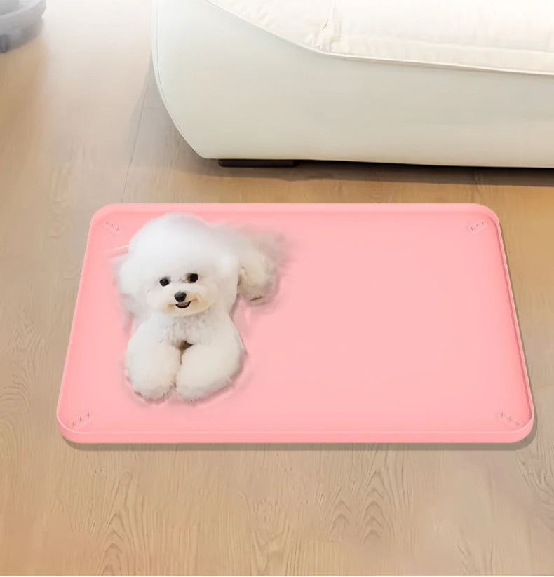 Dog Pad Holder Tray Silicon Wee Pad for Training, No Spill Pee Pad for Dogs - Easy to Clean and Store Perfect for Dog Potty Tray
