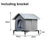 NewestStray Cat dog House Waterproof Outdoor Winter Warm Pet Cave Sleeping Beds Home Foldable Washable for Small Supplies - Play Paws Toys