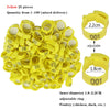 Adjustable Ratchet Foot Rings for Poultry (25/100pc)