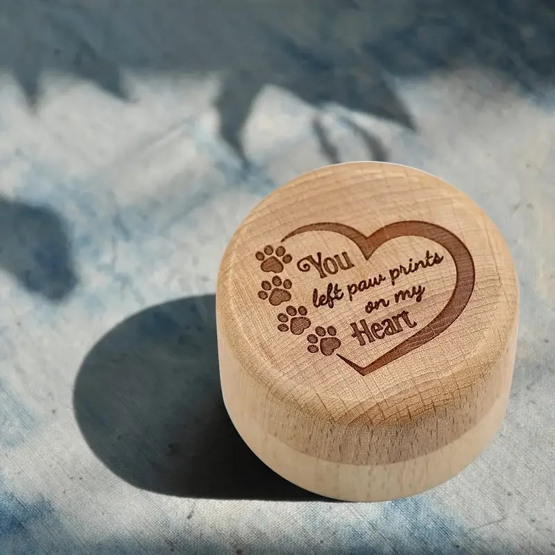 Dog Hair Keepsake Box Wood Pet Hair Keepsake Box Durable Pet Memorial Box Tooth Collection Memorial Box For Dog And Cat Ashes
